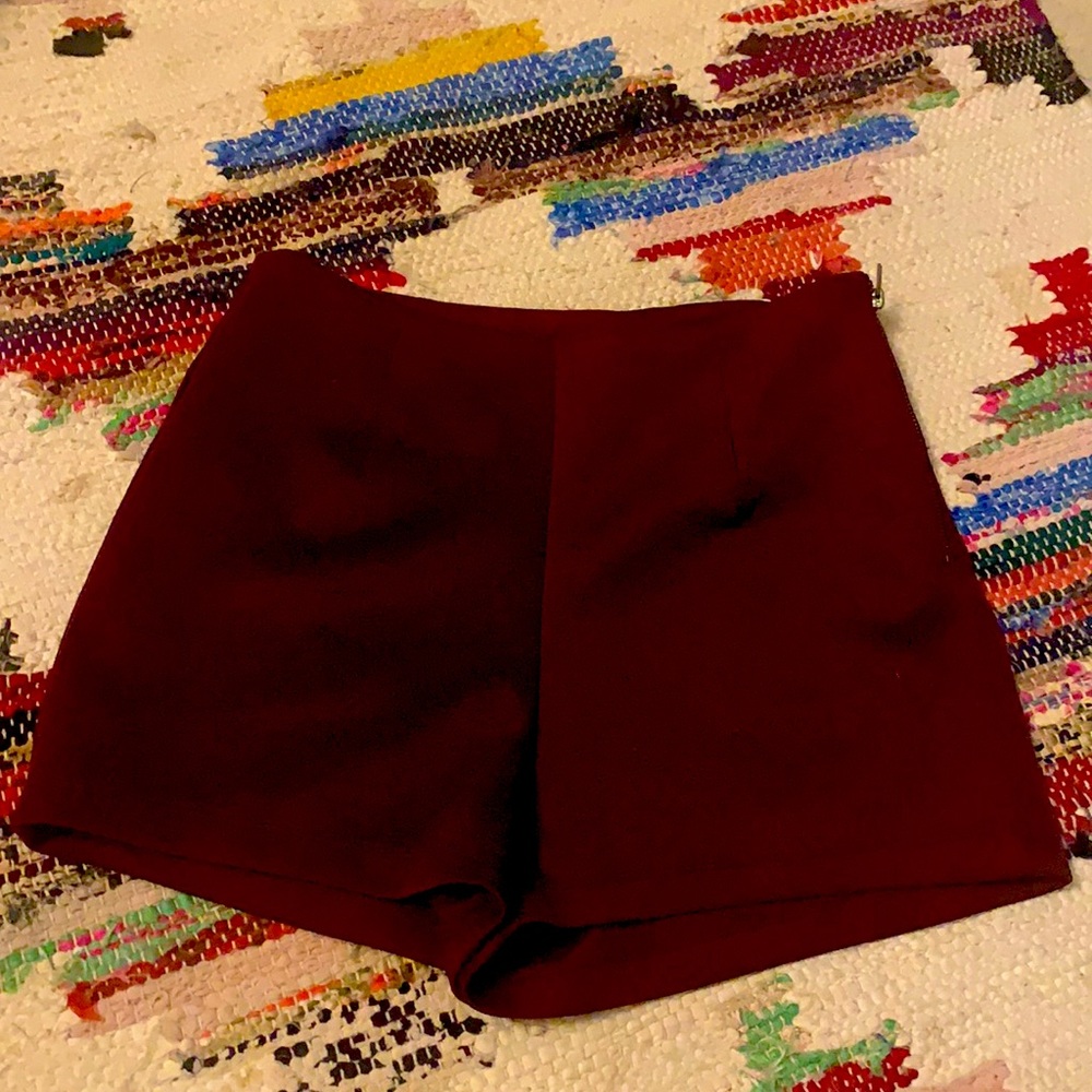 High waisted shorts